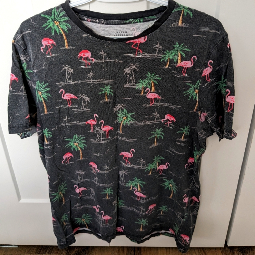 Flamingo themed t-shirt